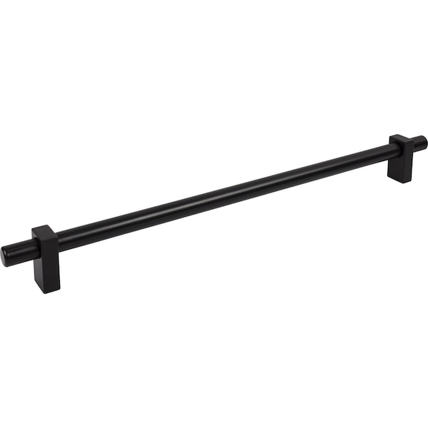 Jeffrey Alexander 18In. Center-To-Center Matte Black Larkin Appliance Pull 478-18MB - main